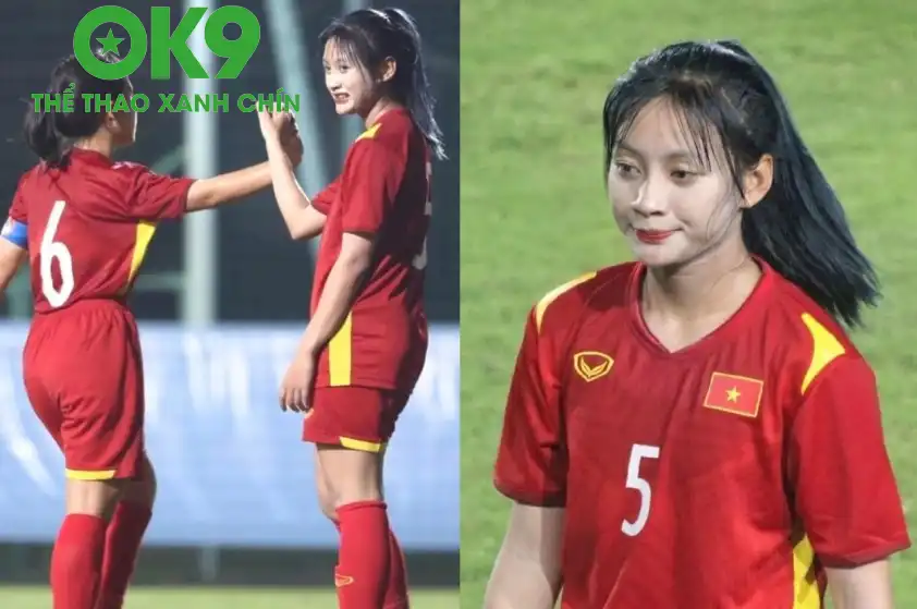 Bên cạnh tài năng sân cỏ, Lê Hồng Yêu còn khiến khán giả ngỡ ngàng với vẻ đẹp rạng rỡ và chiều cao nổi bật Bên cạnh tài năng sân cỏ, Lê Hồng Yêu còn khiến khán giả ngỡ ngàng với vẻ đẹp rạng rỡ và chiều cao nổi bật